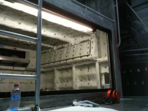 Compartmentation Fire proofing a ships bulkhead