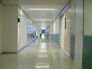 UltraSilvr anti bacterial additive used in hospital corridor paint
